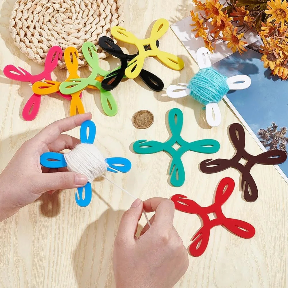 ThreadHelo – Acrylic Yarn Bobbin Organizer Set