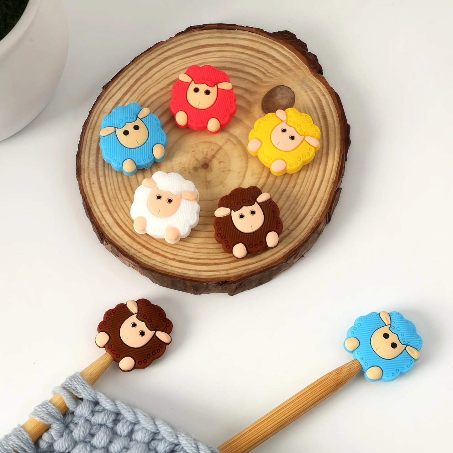 LoopLock – Knitting Needle Stopper Caps Set