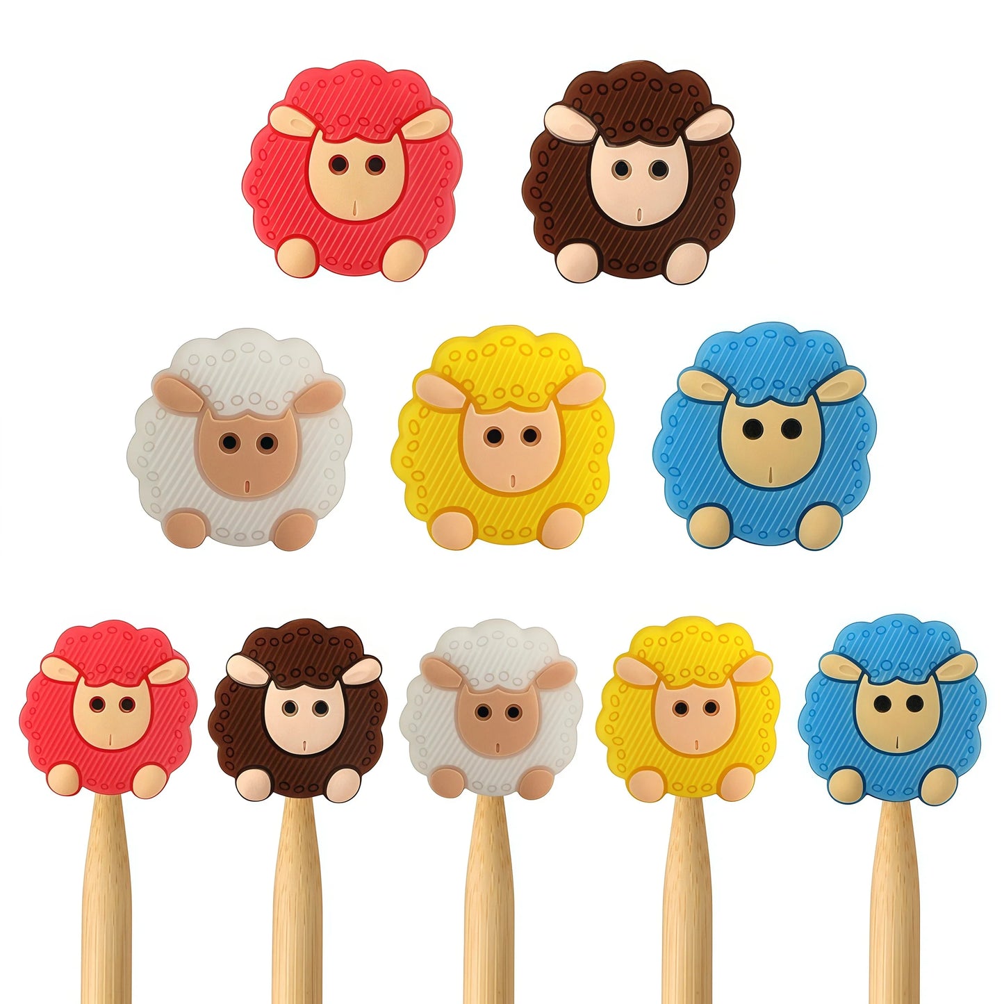LoopLock – Knitting Needle Stopper Caps Set