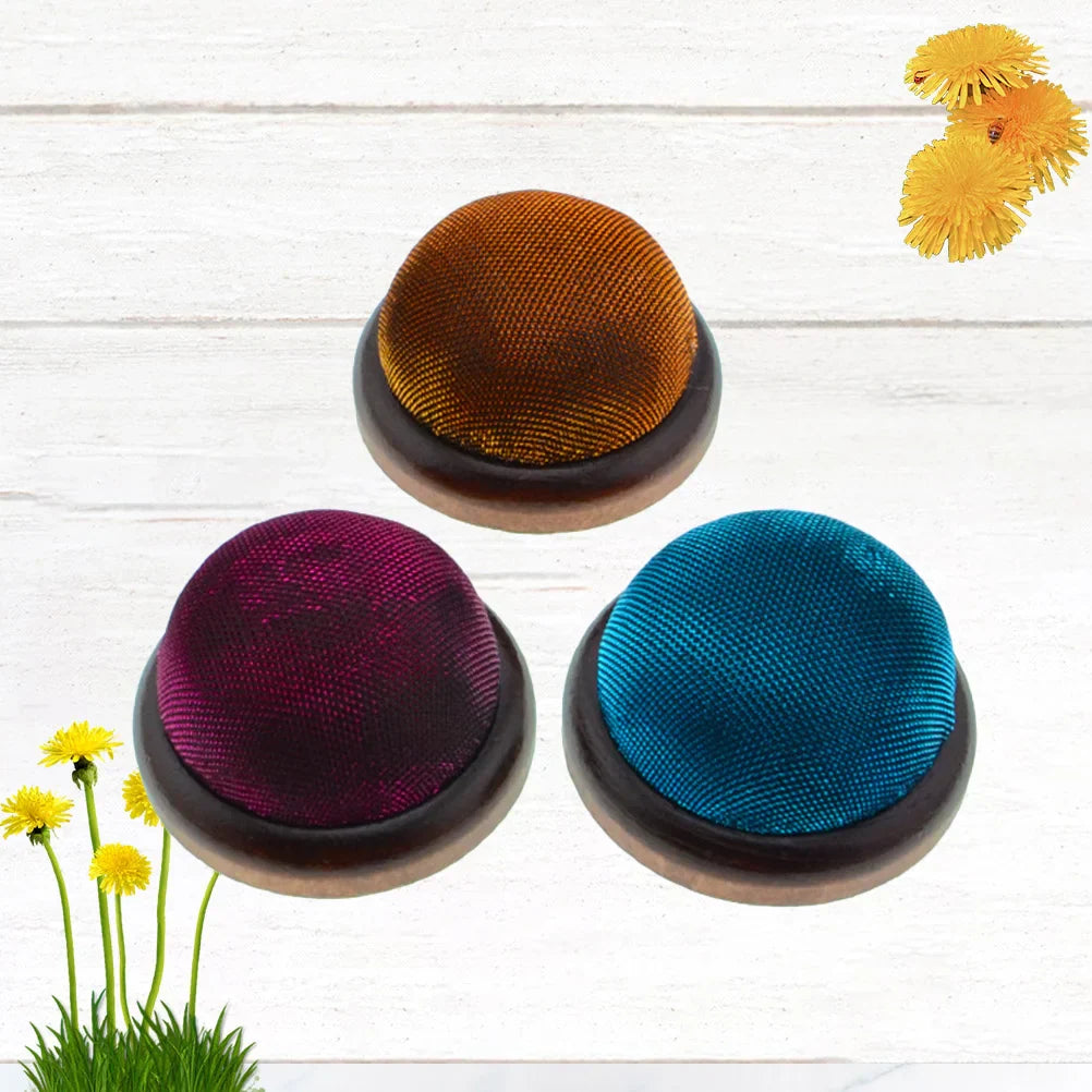 HoldGlint – Wooden Glitter Pin Cushion Set