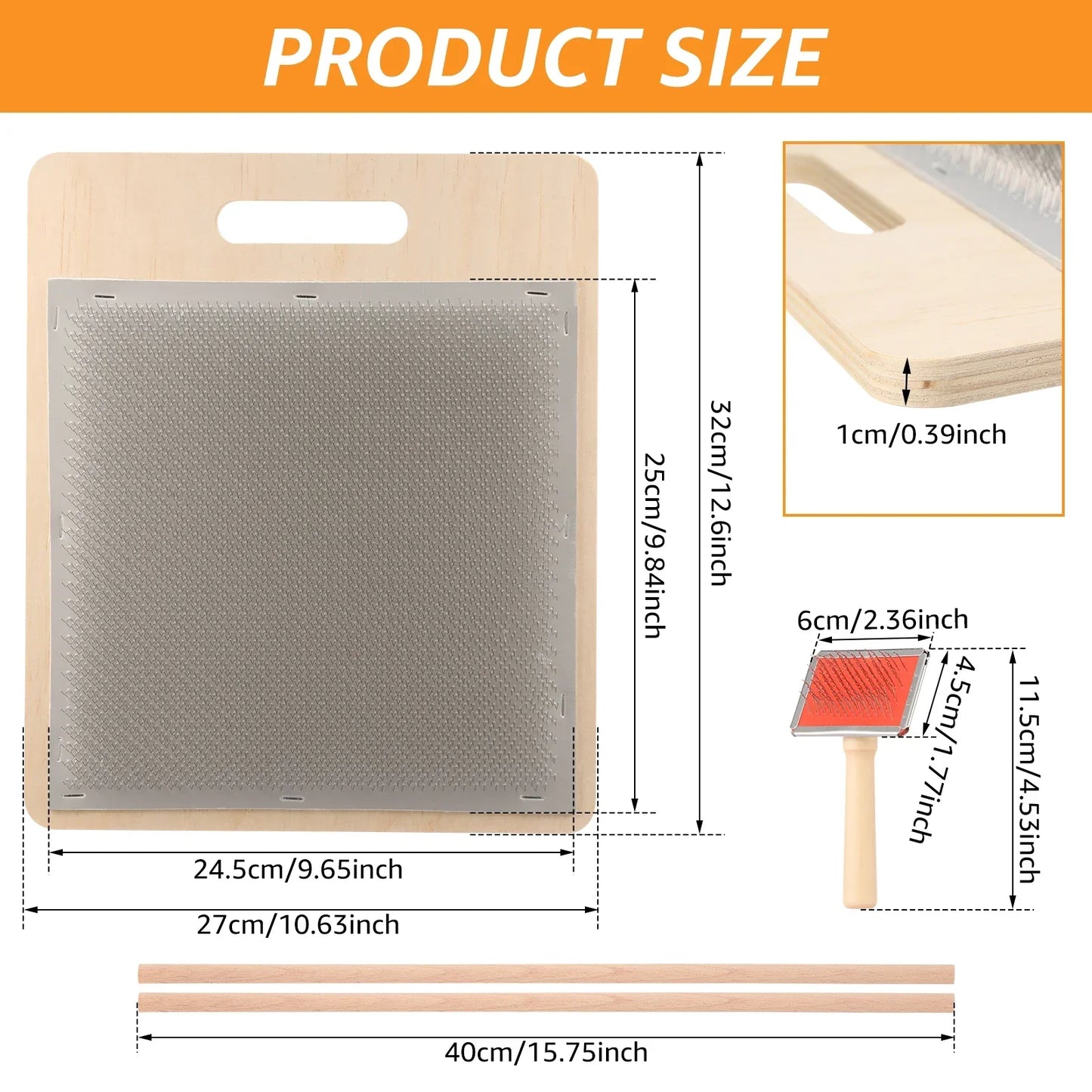 WoolWeave – Premium Wool Blending Board Set