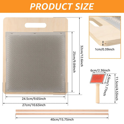 WoolWeave – Premium Wool Blending Board Set