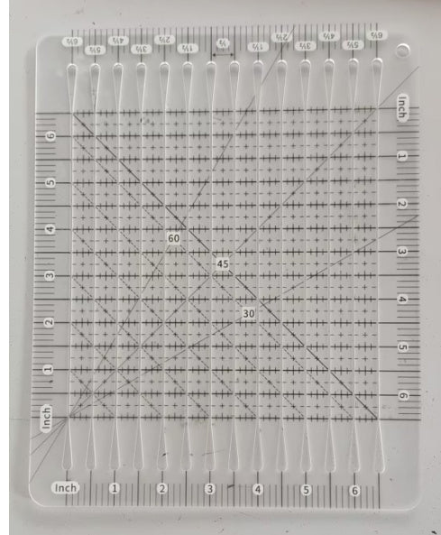 5 In 1 Slotted Quilt Cutting Template