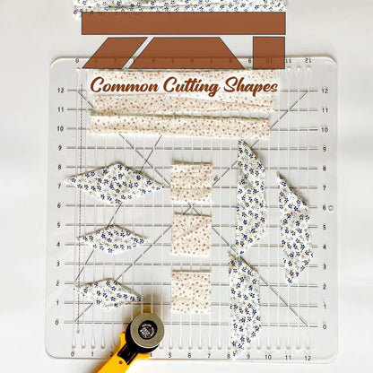 5 In 1 Slotted Quilt Cutting Template