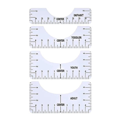 TeeGrid – Acrylic Alignment Ruler Set