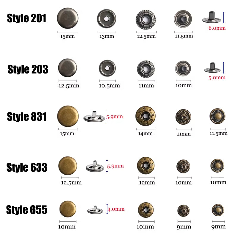 SnapMaster – Metal Snap Fastener Kit with Pliers