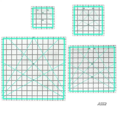 QuiltScale – 4PCS Square Quilting Ruler Set
