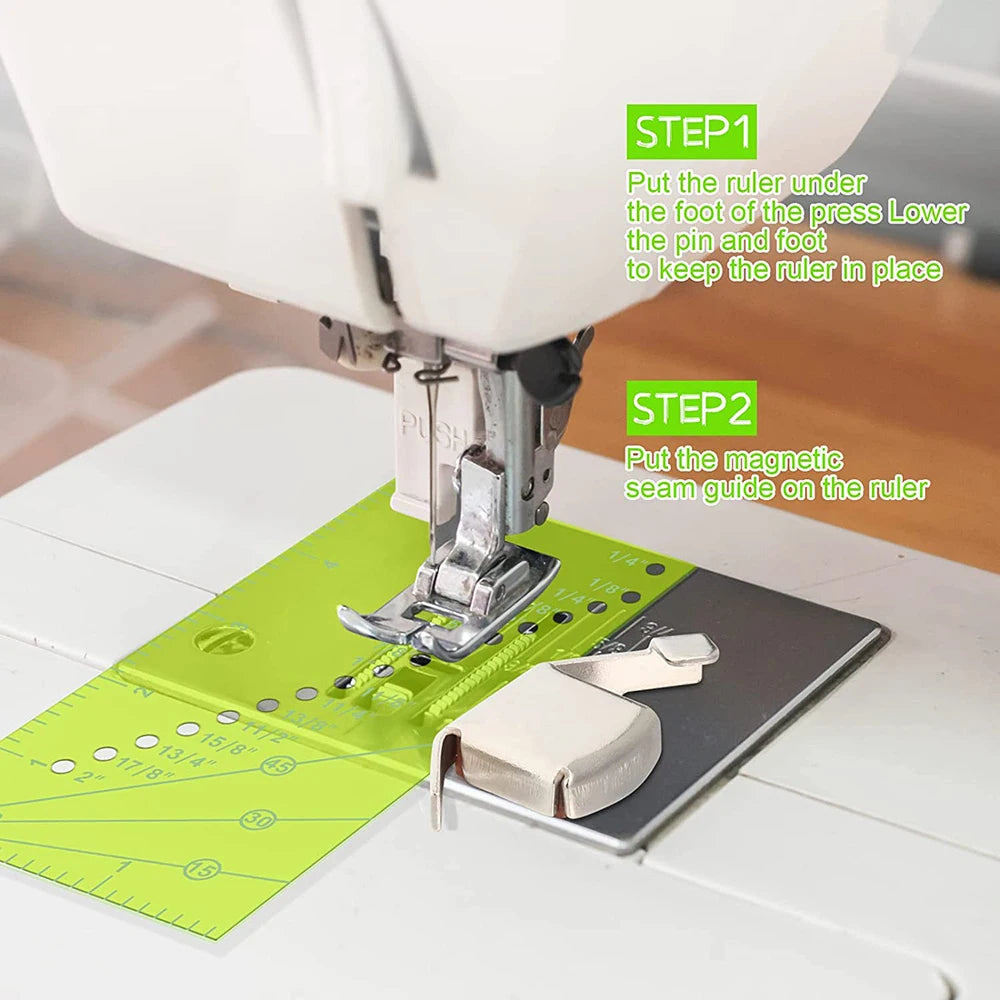 SewRuler – Magnetic Seam Guide with Ruler