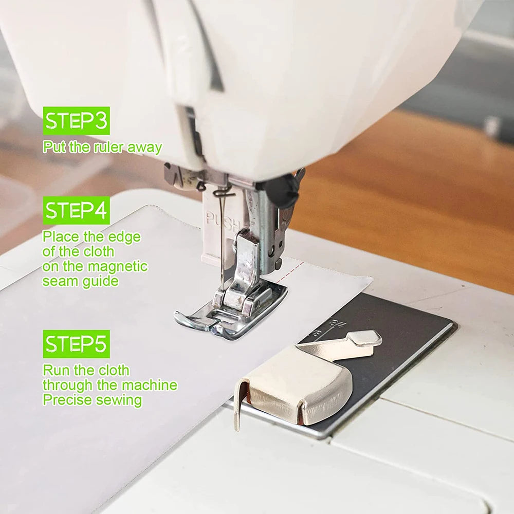 SewRuler – Magnetic Seam Guide with Ruler