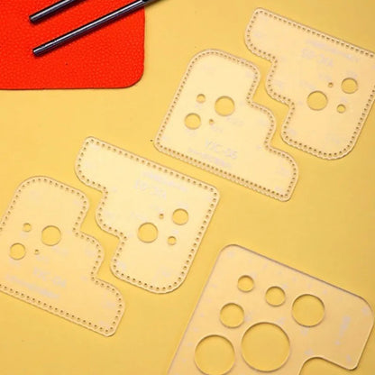 EdgeRule – Acrylic R-Shaped Corner Cutter Template