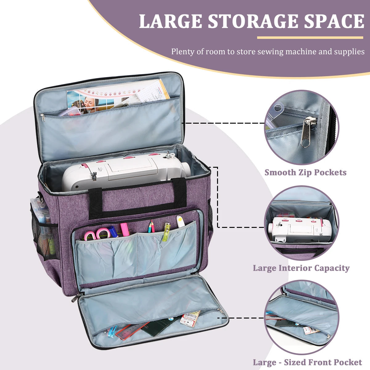 SewBag – Large Sewing Machine Carrying Case