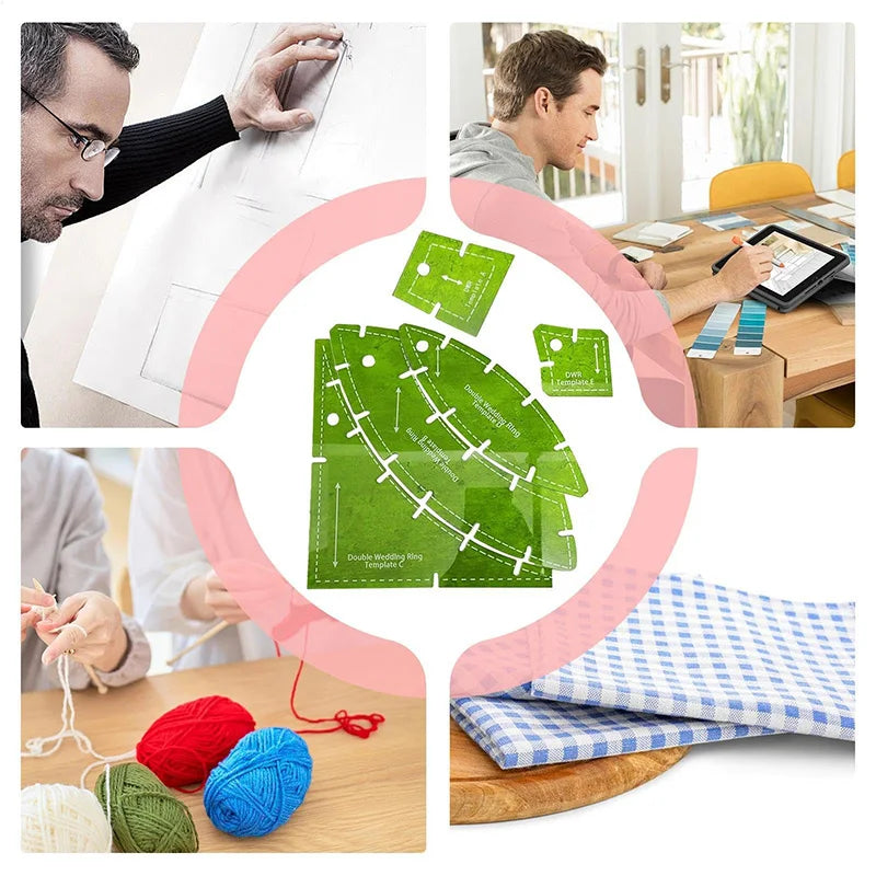 DiamSew – Irregular Quilting Template Set