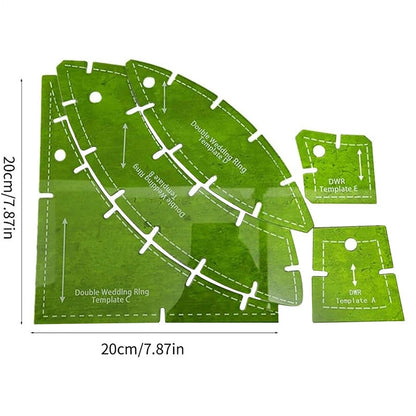 DiamSew – Irregular Quilting Template Set