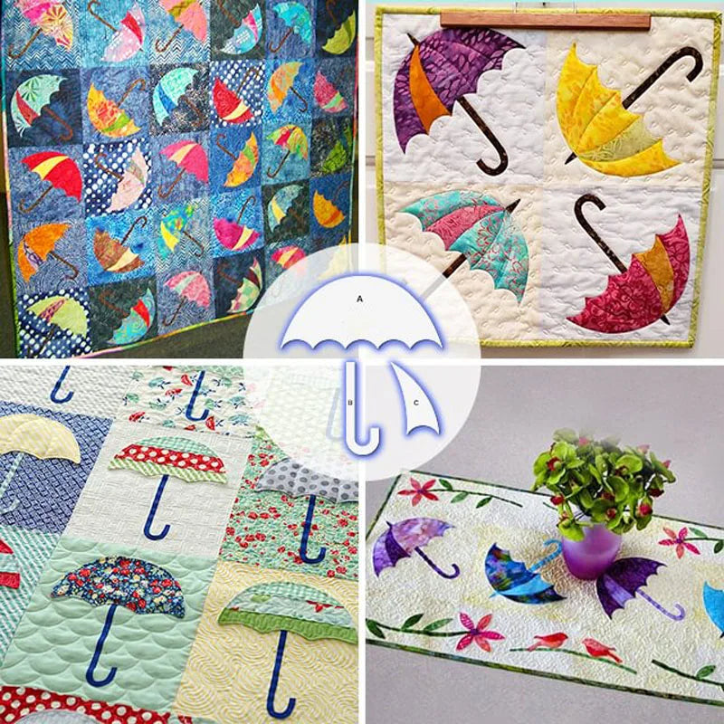 UmbrellaBloom – Umbrella Pattern Quilting Template