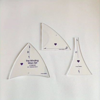 MeasureBud – 3-Piece Quilting Template Set