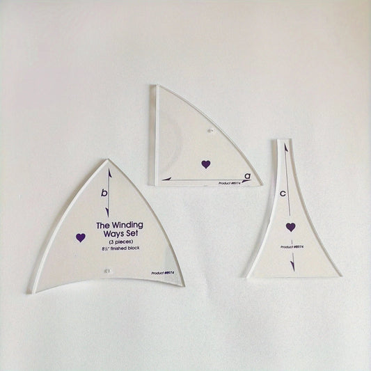 MeasureBud – 3-Piece Quilting Template Set