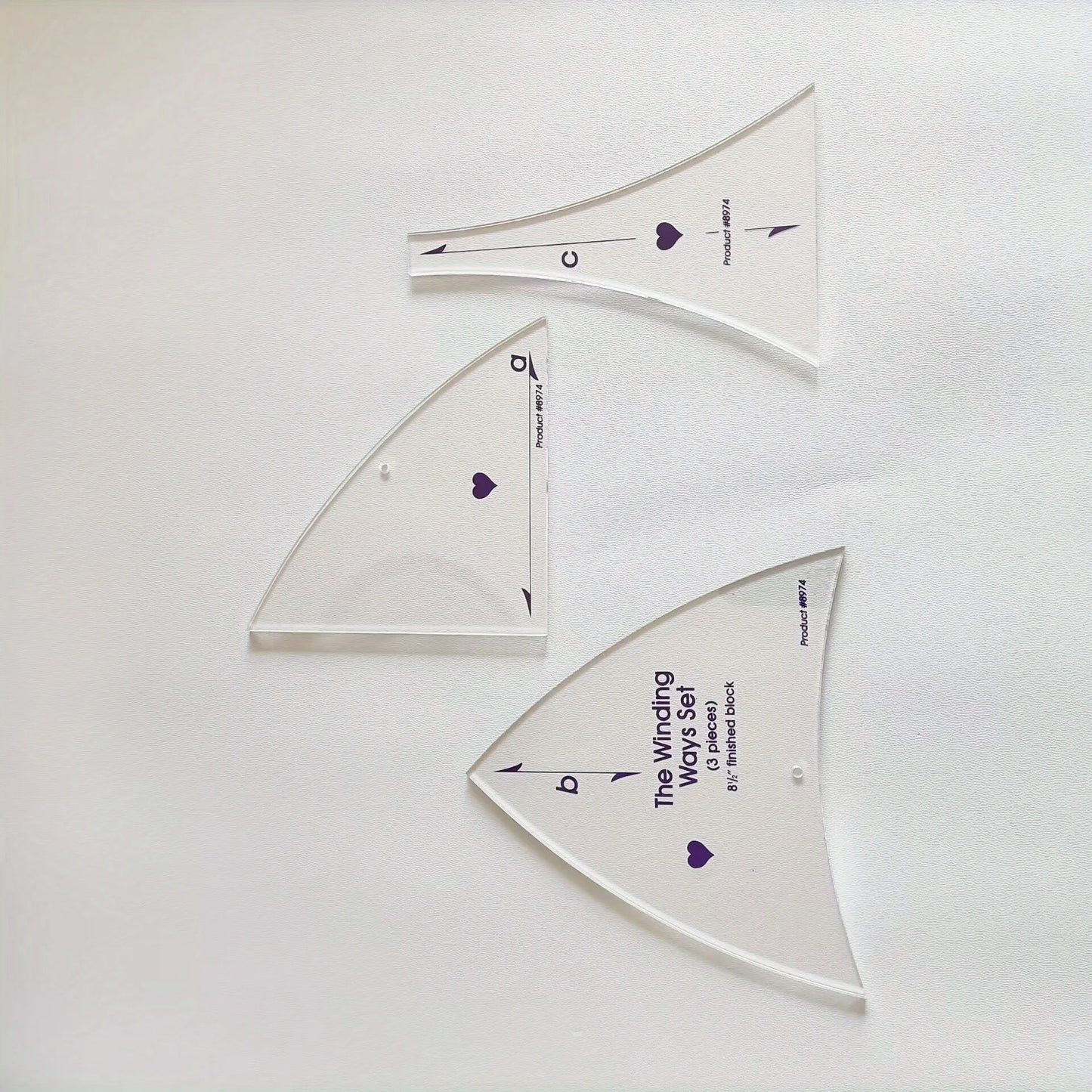 MeasureBud – 3-Piece Quilting Template Set