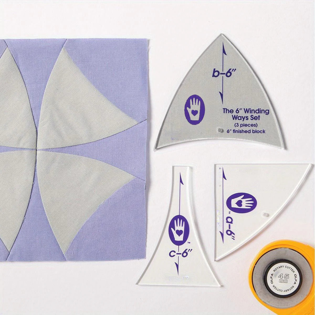 MeasureBud – 3-Piece Quilting Template Set