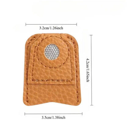 ThimbleProtect – Leather Finger Protector for Sewing