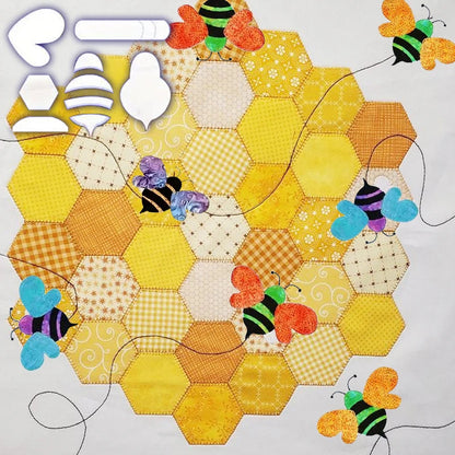 PatchBee – Acrylic Quilting Template Set