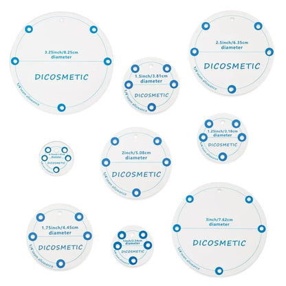 QuiltBubble – Circle Quilting Template Set