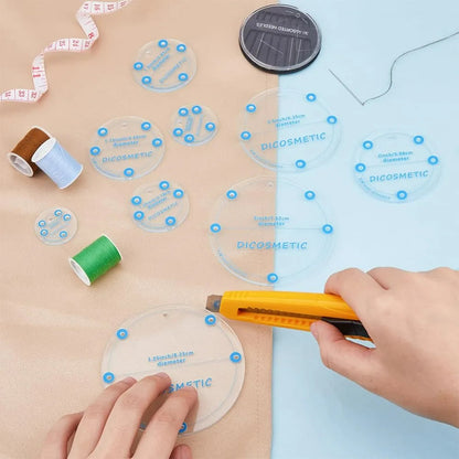 QuiltBubble – Circle Quilting Template Set