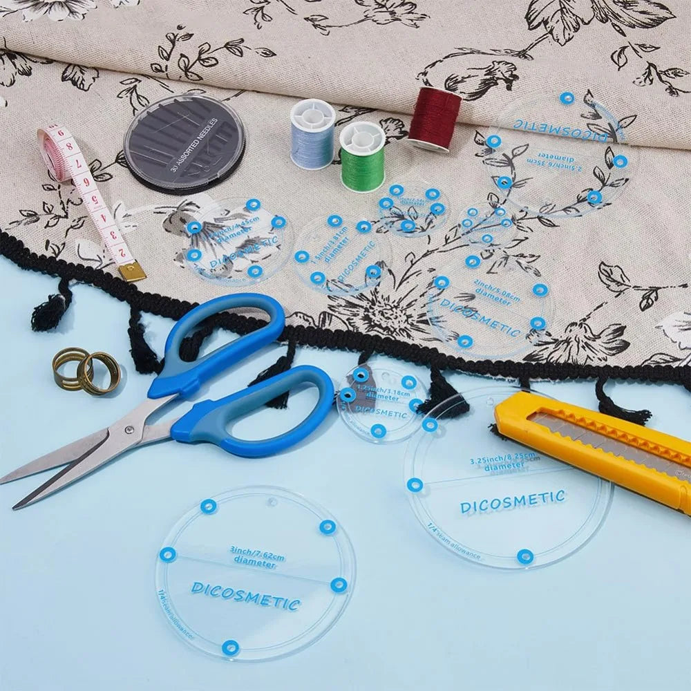 QuiltBubble – Circle Quilting Template Set