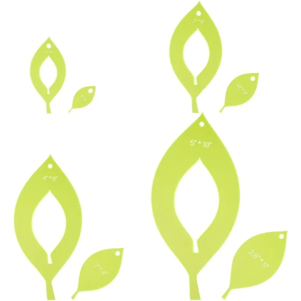 LeafPatch – Acrylic Quilting Template Set