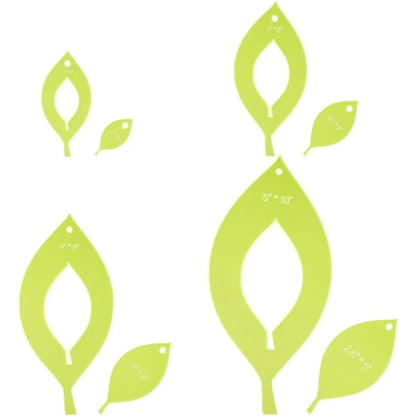 LeafPatch – Acrylic Quilting Template Set