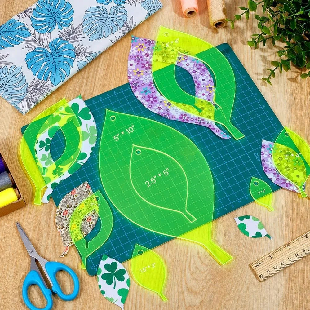 LeafPatch – Acrylic Quilting Template Set