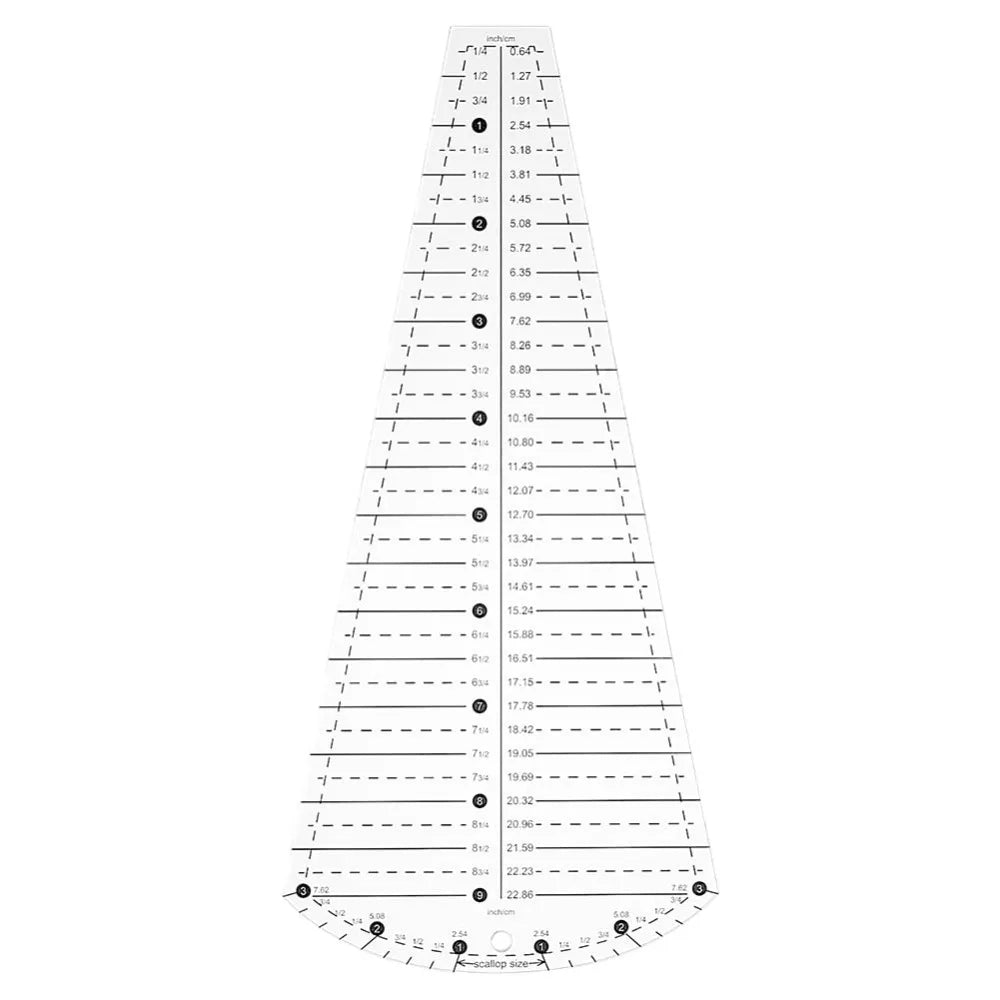 VQuilt – Dresden Plate Quilting Template