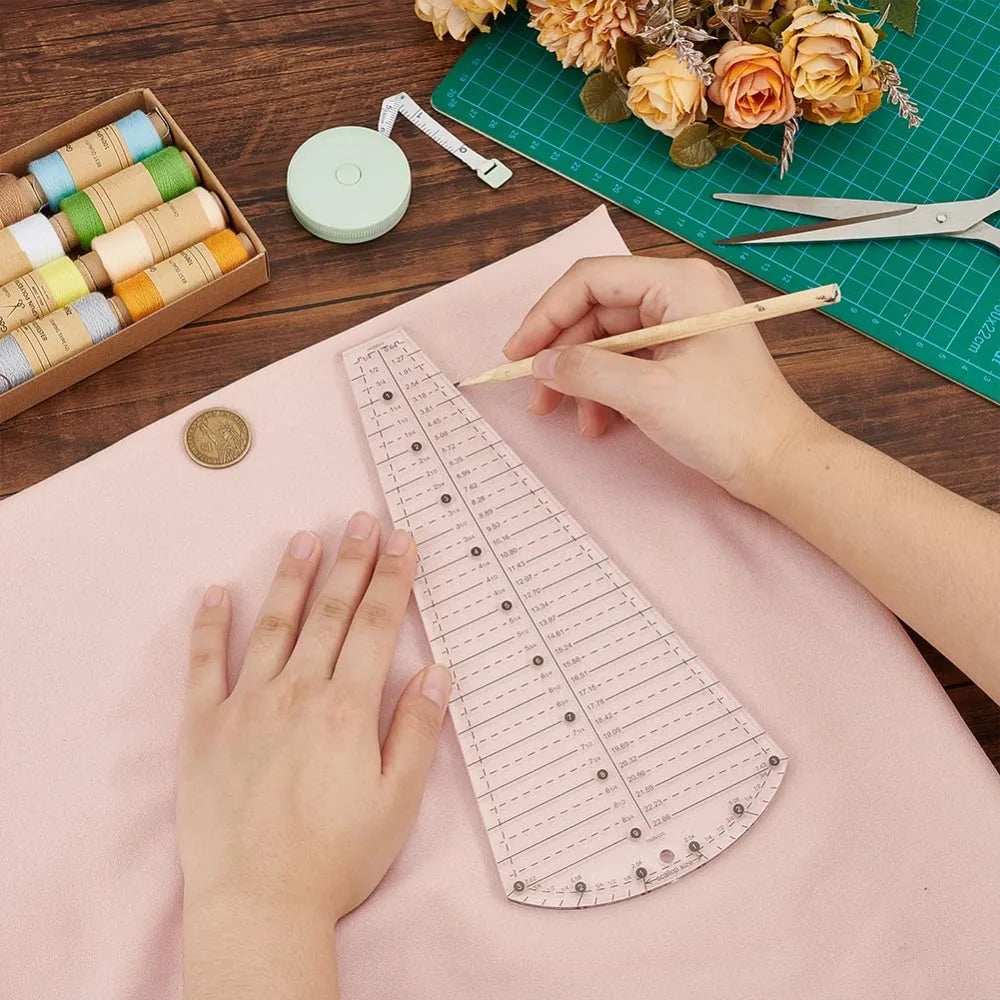 VQuilt – Dresden Plate Quilting Template