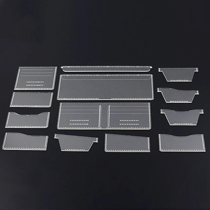 ProCraft – 13PCS Wallet Pattern Stencil Template Set