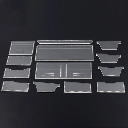 ProCraft – 13PCS Wallet Pattern Stencil Template Set