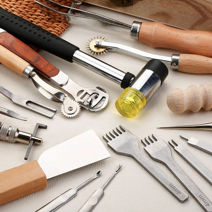 LeatherKit – 29PCS PU Leather Working Kit