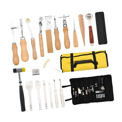 LeatherKit – 29PCS PU Leather Working Kit