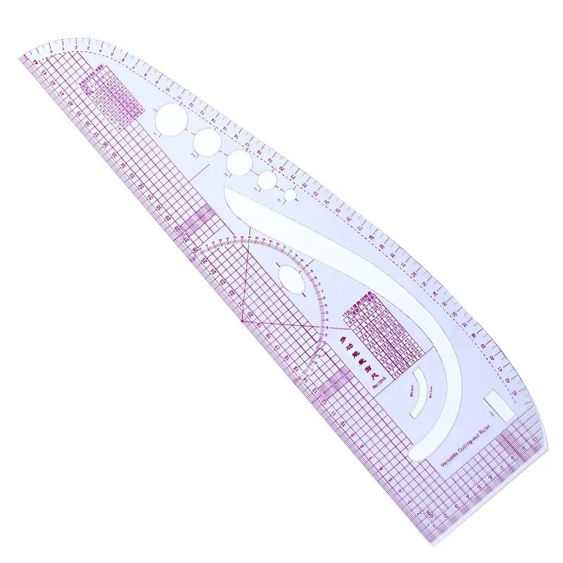 SewLy – Transparent French Curve Ruler Set