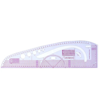 SewLy – Transparent French Curve Ruler Set