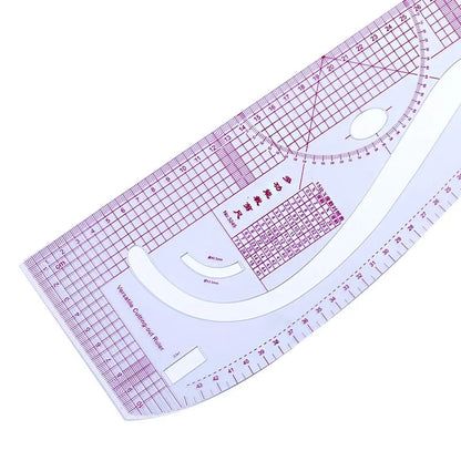 SewLy – Transparent French Curve Ruler Set