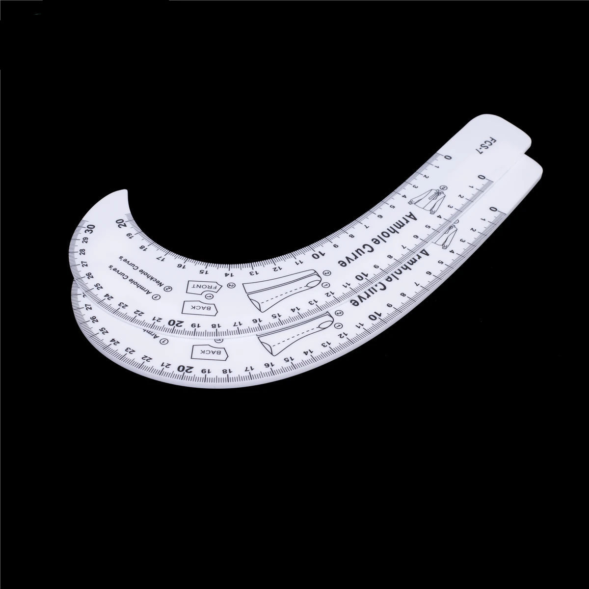 Patterny – 8PCS Acrylic French Curve Ruler Set