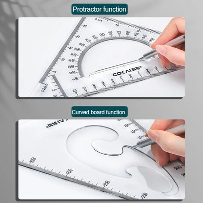 GeoExpert – 2 Piece Triangle Ruler Set