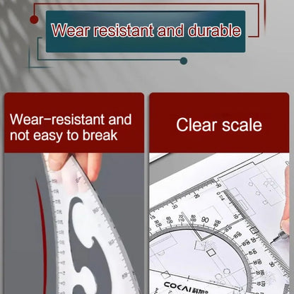 GeoExpert – 2 Piece Triangle Ruler Set