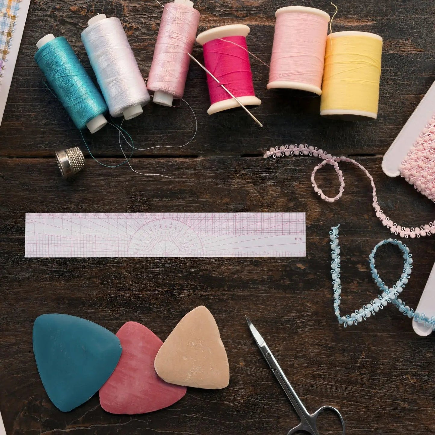 TailorSew – 4-Piece Sewing Ruler Kit