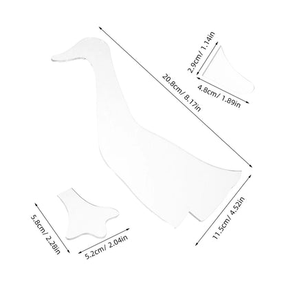 QuackSew – 3-Piece Duck Patchwork Template Set