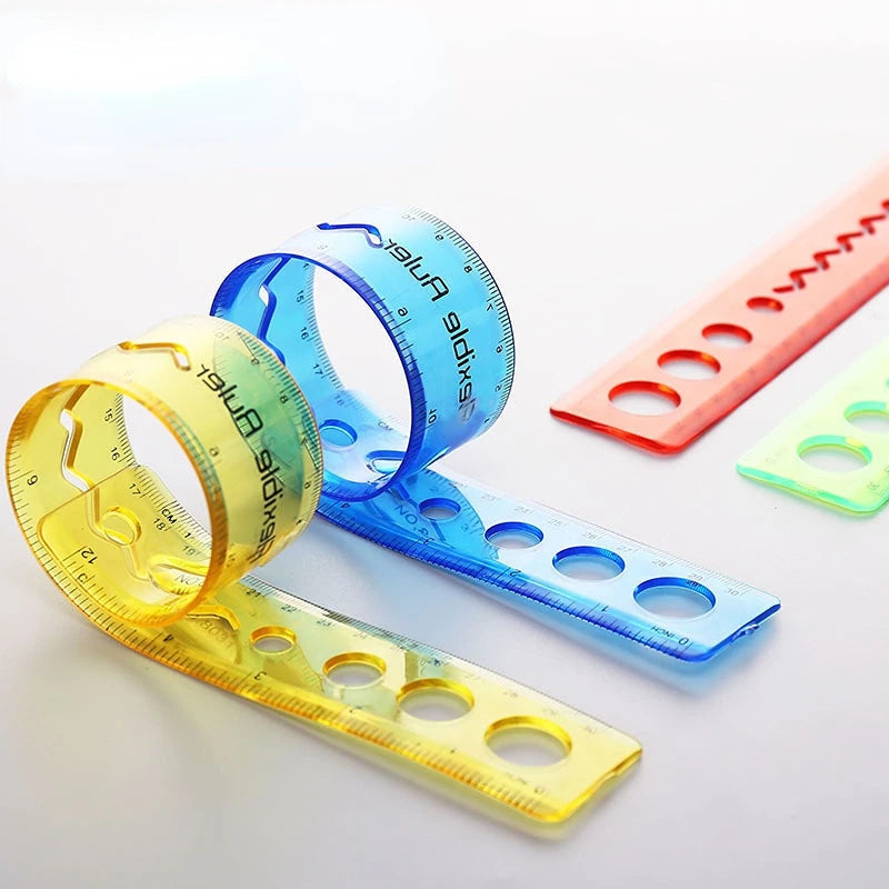 FlexMeasury – 2pcs Multicolor Flexible Soft Ruler Set