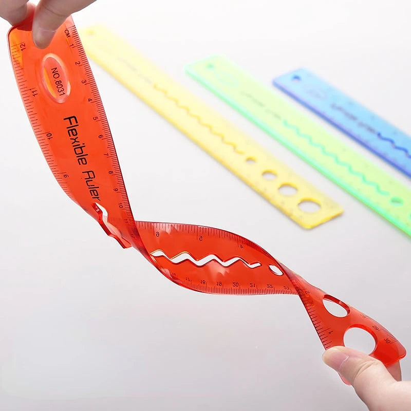 FlexMeasury – 2pcs Multicolor Flexible Soft Ruler Set
