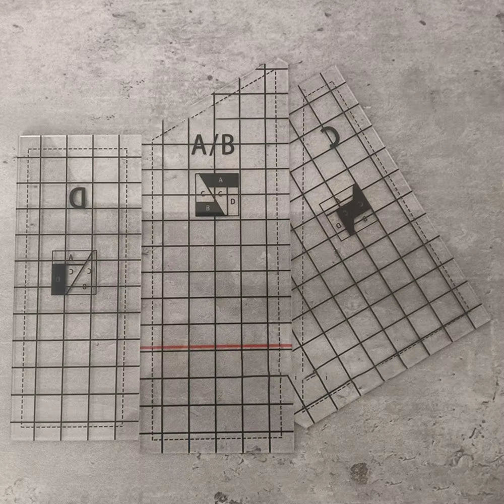 Stitchlume – Acrylic Quilting & Patchwork Ruler Set