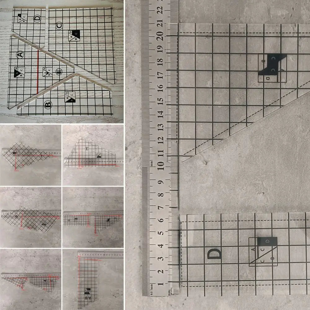 Stitchlume – Acrylic Quilting & Patchwork Ruler Set