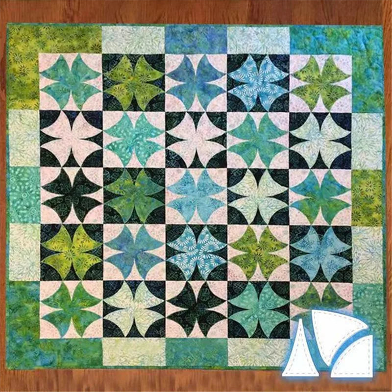 Sewtara – 7PCS Table Flag Quilting Ruler Set