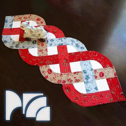 Sewtara – 7PCS Table Flag Quilting Ruler Set